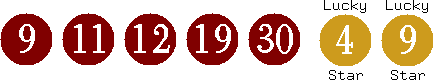 09 11 12 19 30 (04 09)