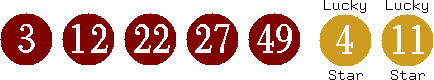 03 12 22 27 49 (04 11)
