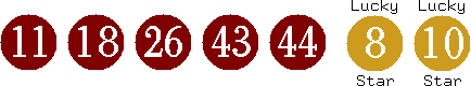 11 18 26 43 44 (08 10)