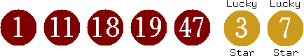01 11 18 19 47 (03 07)