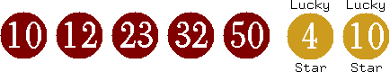 10 12 23 32 50 (04 10)