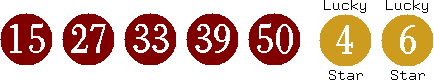 15 27 33 39 50 (04 06)