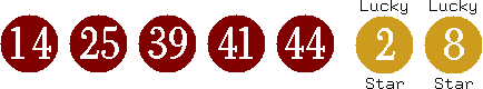 14 25 39 41 44 (02 08)