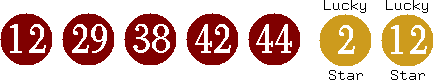 12 29 38 42 44 (02 12)