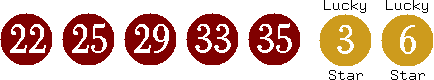 22 25 29 33 35 (03 06)