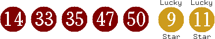 14 33 35 47 50 (09 11)