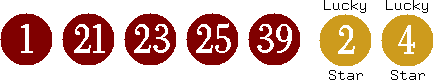 01 21 23 25 39 (02 04)