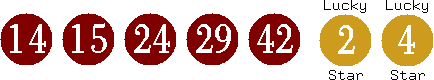14 15 24 29 42 (02 04)