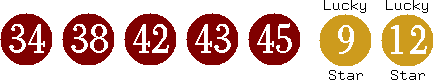 34 38 42 43 45 (09 12)