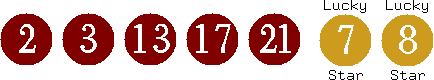 02 03 13 17 21 (07 08)