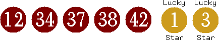 12 34 37 38 42 (01 03)