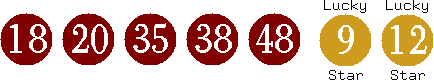 18 20 35 38 48 (09 12)