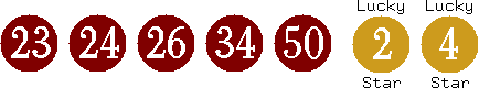 23 24 26 34 50 (02 04)