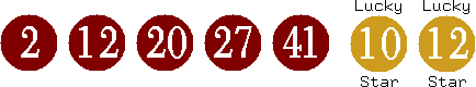 02 12 20 27 41 (10 12)