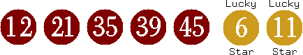 12 21 35 39 45 (06 11)