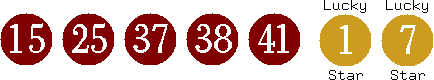 15 25 37 38 41 (01 07)