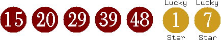 15 20 29 39 48 (01 07)