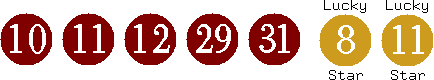 10 11 12 29 31 (08 11)