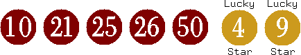 10 21 25 26 50 (04 09)