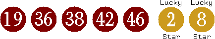 19 36 38 42 46 (02 08)