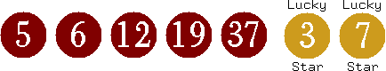 05 06 12 19 37 (03 07)