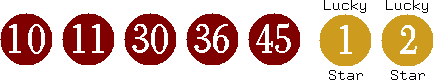 10 11 30 36 45 (01 02)