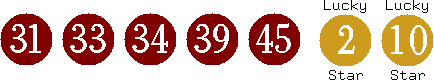 31 33 34 39 45 (02 10)