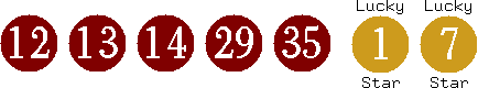 12 13 14 29 35 (01 07)
