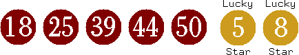 18 25 39 44 50 (05 08)