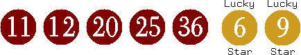 11 12 20 25 36 (06 09)