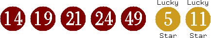 14 19 21 24 49 (05 11)
