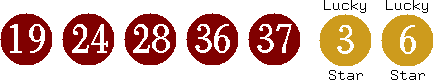 19 24 28 36 37 (03 06)