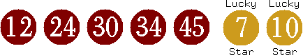 12 24 30 34 45 (07 10)