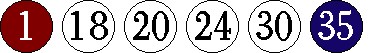 [01 18 20 24 30 35]