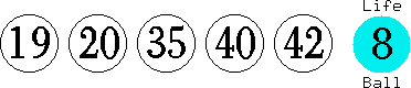 19 20 35 40 42 (08)