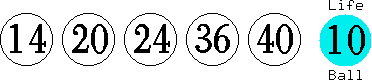 14 20 24 36 40 (10)