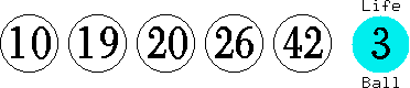 10 19 20 26 42 (03)