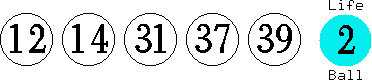 12 14 31 37 39 (02)