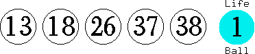 13 18 26 37 38 (01)