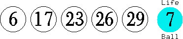 06 17 23 26 29 (07)