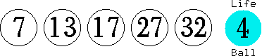 07 13 17 27 32 (04)