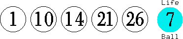 01 10 14 21 26 (07)