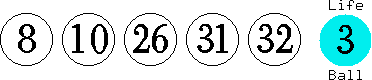 08 10 26 31 32 (03)