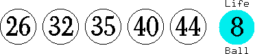 26 32 35 40 44 (08)