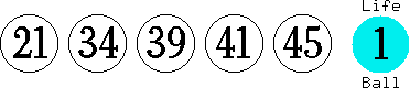 21 34 39 41 45 (01)