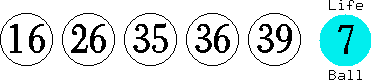 16 26 35 36 39 (07)
