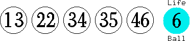 13 22 34 35 46 (06)