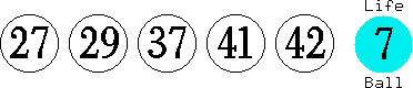27 29 37 41 42 (07)