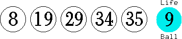 08 19 29 34 35 (09)
