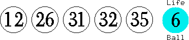 12 26 31 32 35 (06)